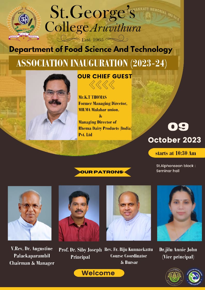 Department of Food Science - Association Inauguration